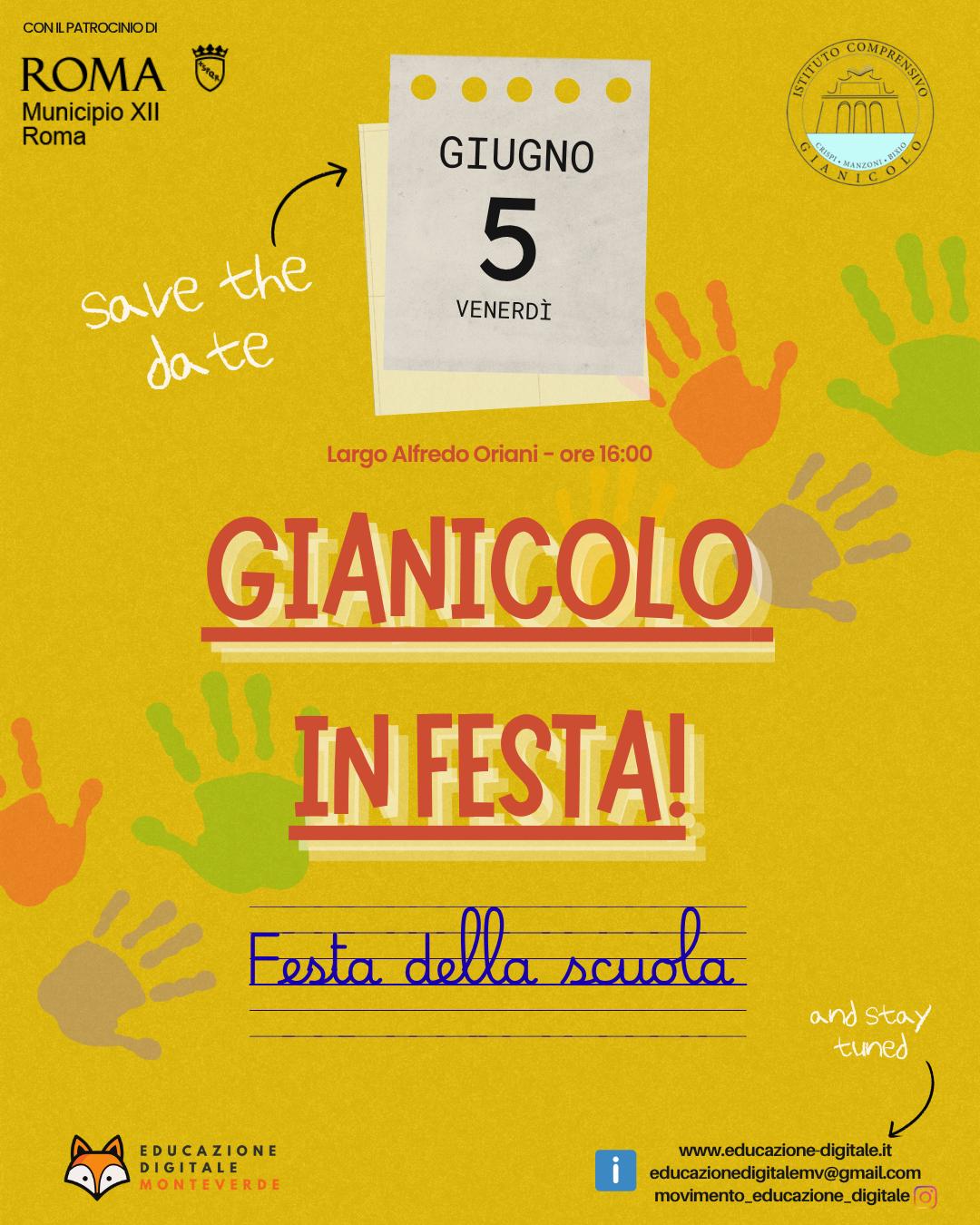 Gianicolo in Festa - 5 Giugno 2026